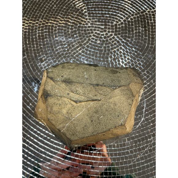 Clear Blue Apophyllite Crystal Cluzer with druzy blue standing crystal ~1.5 lb - Picture 8 of 16